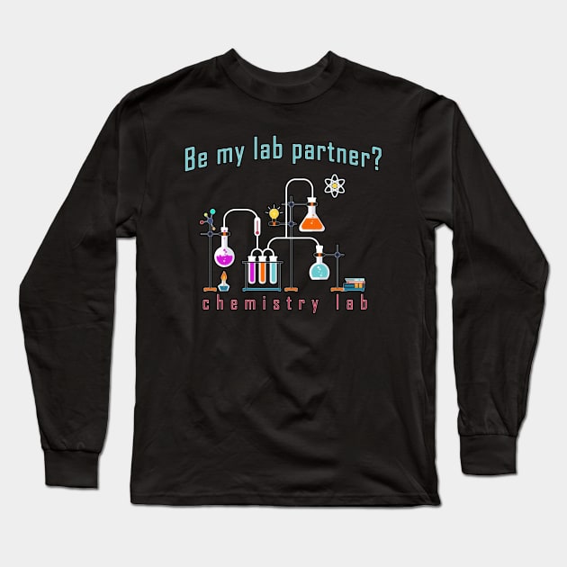 Lab Partner Long Sleeve T-Shirt by valentinahramov